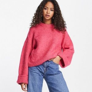 ASOS pink oversized barbie sweater